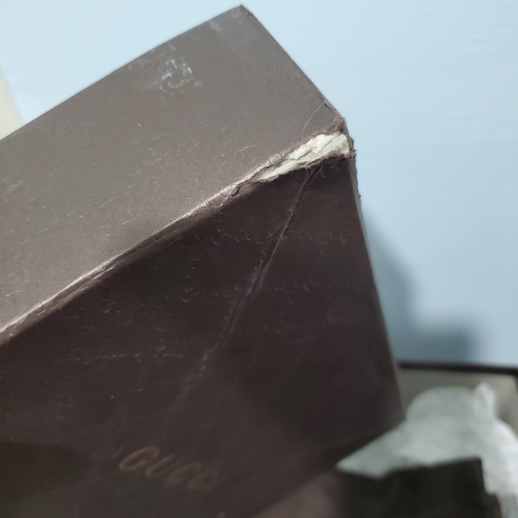 Gucci high heel open toe Platform Mules Sz 6.5 It sz 36.5 - Picture 14 of 15